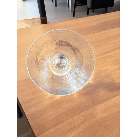 Vintage Florida Cypress Gardens Blue Logo Hurricane Cocktail Glass 1996 Retro - Picture 6 of 6